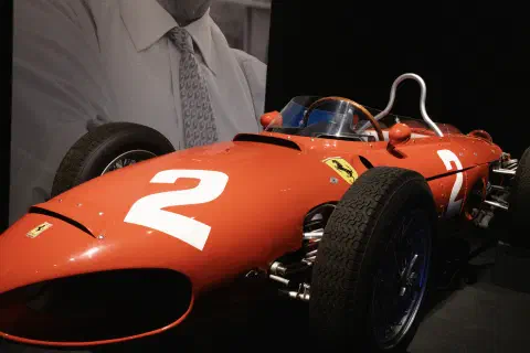 A photo of the Sharknose Ferrari (Ferrari 156 F1)