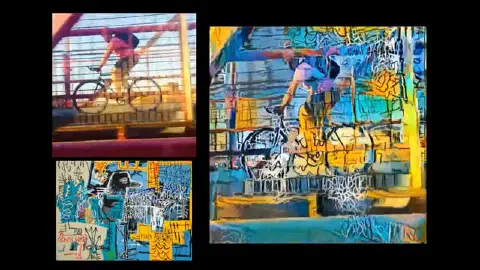 Video: J-train style transfer